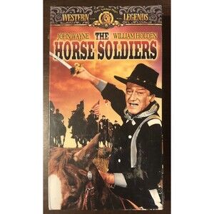 The Horse Soldiers VHS Movie John Wayne William Holden 1959 Western Legends
